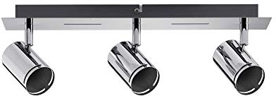 Paulmann 66680 Spotlight Rondo max 3x10W GU10 Chrom 230V Metall 666.80 Deckenleuchte Lampe LED Deckenlampe Deckenstrahler