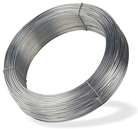 Draht verzinkt 205 m x 1,4 mm 2,5 kg Zaundraht Bindedraht Basteldraht Drahtspinne Spanndraht Drahtspule Gartendraht Blumendraht