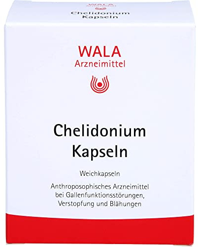 WALA Chelidonium Kapseln bei Gallenfunktionsstörungen, Verstopfung und Blähungen, 30 St. Kapseln