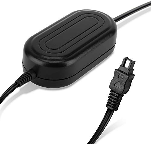 subtel Netzadapter kompatibel mit Sony AX53 4K HANDYCAM FDR-AX53 | AC-L20,AC-L25,AC-L200, ca. 3m, 100-240V, Kontinuierliche Kamera Stromversorgung, für Sony FDR-AX33, HDR-CX115, DCR-SX34