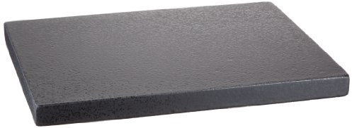 Tomishop Pizzastein für Backofen & Grill – 375x297x20mm Glasierter Cordierit-Backstein, Rissbeständig für Brot & Heißer Stein-Grillen – DIN EN1388-1 zertifiziert – Made in Germany