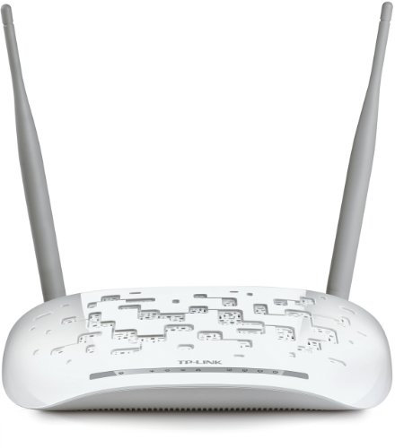 TP-Link TD-W8961ND IT Modem Router Wireless N, 300 Mbps, ADSL2+, 4 Porte Fast Ethernet, WPS, Istruzioni in Lingua Italiana