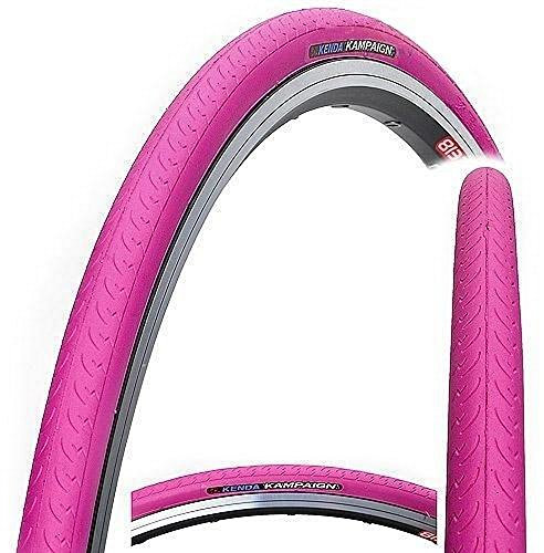 Kenda Kampaign K177 Fahrradreifen 700 x 23 C, für Ein-Gang-Räder, Rennräder, Fixie-Räder und Trekking-Räder, Kampaign, rose, 700 x 23c