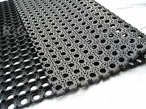 Gummimatte Ringgummimatte Schmutzfangmatte Ringmatte 22mm 5 Größen von rg-vertrieb (40x60)