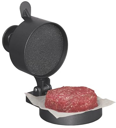 Weston Burger Press, Makes 4 1/2 Diameter Patties for Hamburger, Crab Cakes, Sausage, 1/4lb to 3/4lb, with Spring Ejector for Easy Removal, Single, Non-stick Heavy-Duty Cast Aluminum (07-0310-W)