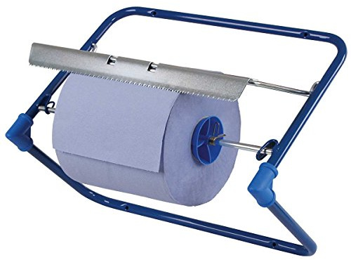 Kerbl Wandrollenhalter (für Papierrollen bis zu einer Breite von 40 cm, für Euterpapier, Lieferung ohne Papierrolle, Gestell Metall lackiert)