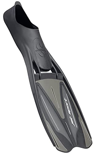 Scubapro Unisex Jet Sport Offene Ferse Tauchflossen Schwarz/Grau