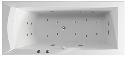 Whirlpool combination system, whirlpool bathtub water/air, complete whisper eco - whirlpool for wellness and relaxation - for almost