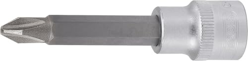 KS Tools 917.1389 1/2 Llave de vaso con punta para tornillos de estrella PH, larga, PH2