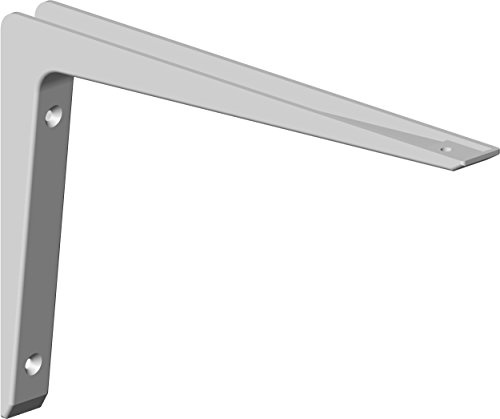 Alukonsole Bea/Regalträger / 5 Größen / 2 Farben / 2 Stück/weißaluminium / 200 x 300 mm