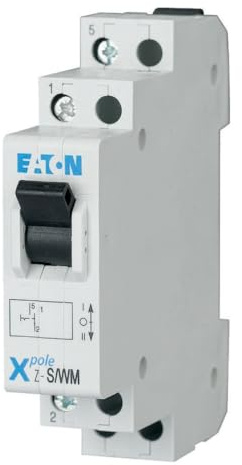 Eaton 248345 Umschalter, I-O-II, 1W, 16A, 240V, white