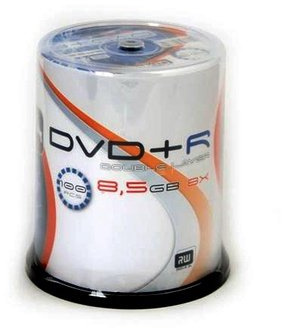 Omega Freestyle DVD+R DL 8,5 GB / 240 min 8X, voll bedruckbar, 100 Stück in Klingel