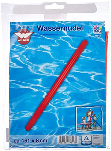 Happy People 77810 - aufblasbare Wasser-Nudel, ca. 160 x 6,5 cm - Farblich Sortiert