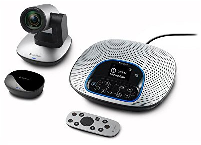 Logitech ConferenceCam CC3000e All-in-One HD Video and Audio Conferencing System, 1080p Camera and Speakerphone