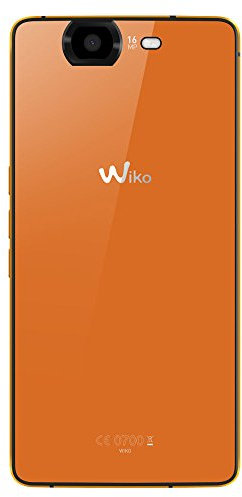 Wiko Highway - Smartphone 4G de 5 (1920 x 1080 píxeles, IPS, 2 GHz, NVIDIA Tegra 4i, 16 GB), color naranja (importado)
