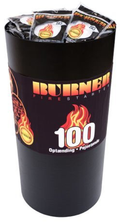 10 x BURNER KAMINANZÜNDER ZÜNDBEUTEL 100er