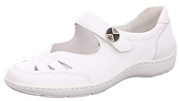 Waldläufer Chaussures pour femme - Ballerine - Mary Jane Henni, Blanc., 40 EU