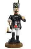 Rudolphs Schatzkiste Smoking Figure Miner with lamp and Heel 22cm Smoke Figure Smoking Man Figurine ore Mountains