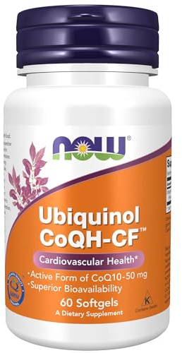 Now Foods Ubiquinol CoQH-CF 50 mg Q10 radikalator 60 softgel