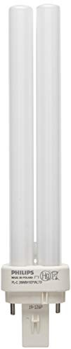 Philips Lighting 38324-0 - PL-C 26W/841/2P/ALTO - 26 Watt CFL Light Bulb - Compact Fluorescent - 2 Pin G24d-3 Base - 4000K -