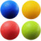 Apple Round 8.5-inch Dodgeball Playground Balls Age 4+, Pack of 4 with 1 Pump, Official Size for Dodge Ball, Handball, Camps and Schools