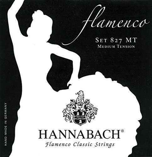 Hannabach Klassikgitarrensaiten Flamenco Serie 827 Medium Tension E6w Made in Germany - 8276MT