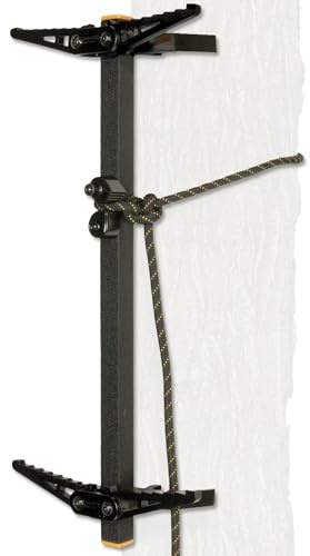 Muddy Pro 20-Inch Aluminum Climbing Stick with Built-in Teeth and Aluminum Bark Biters for Crooked or Straight Trees (4-Pack)