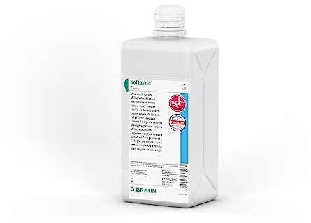 B. Braun Softaskin Lozione per il lavaggio, flacone dispenser da 1000 ml, sapone liquido