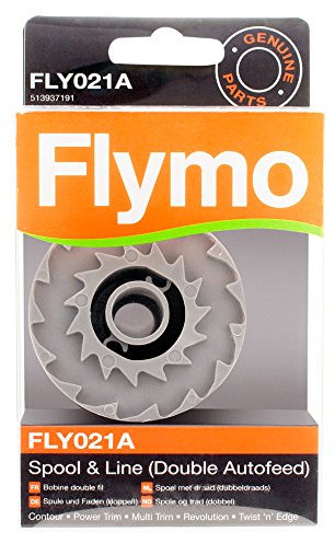 Flymo Genuine Contour XT/Auto/Auto Plus Strimmer Spool & Line Double Autofeed (FLY021A)