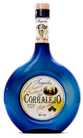 Corralejo Tequila Triple Destilado | Premium Tequila | Zu 100% aus blauen Agaven | 6 Monate in Limousin-Eichen Fässern gelagert| Dreifach destilliert | Außergwöhnlich weicher Abgang |38% Vol. | 700ML