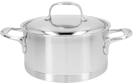 demeyere Kasserollen mit Deckel, Silber, 41320