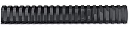 CombBind 335027 Plastikbinderücken 45mm, schwarz, 50 Stück