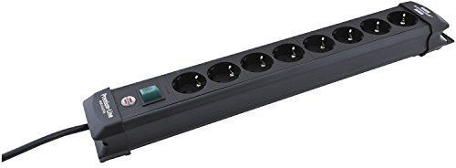 Brennenstuhl 1156110018 Steckdosenleiste Premium-Line 8-fach 3 m H05VV-F 3G1,5, schwarz