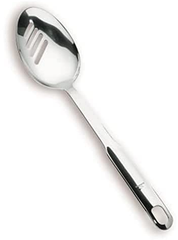 Lacor 62608 - Cuchara Perforada Super Monoblock 32cm Acero Inoxidable | En acero inoxidable, para servir y cocinar con comodidad; ideal para cocina profesional y uso diario en casa, muy práctico