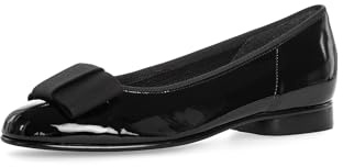Gabor Assist-Patent, Women's Ballet Shoes, Black (Black Patent), 6.5 UK