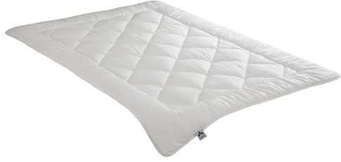 Irisette Merino 4-Jahreszeitendecke – Produziert in Deutschland - Bettdecke aus Schurwolle, 135 x 200 cm, Öko-Tex zertifiziert