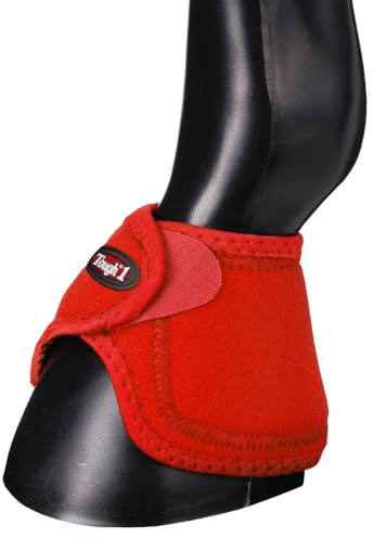 Tough1 No Turn Bell Boots - Red - Small