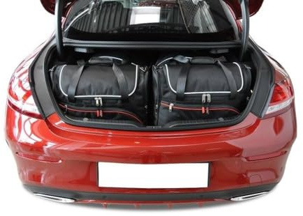 KJUST Reisetaschen 4 stk kompatibel mit MERCEDES-BENZ C COUPE C205 2014-2021