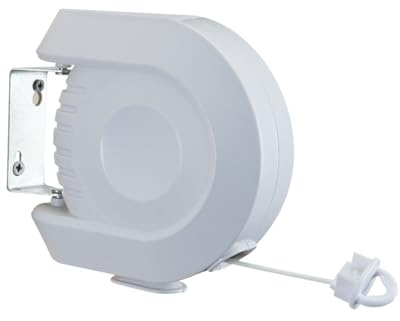 Metaltex Corde à Linge rétractable d'extérieur 15 m