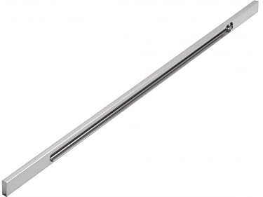 SIRO Möbelgriff Denkendorf, Modern, Aluminium chrom glänzend, 760 mm x 25 mm x 10 mm, LA 704 mm, 2350F-760ZN1