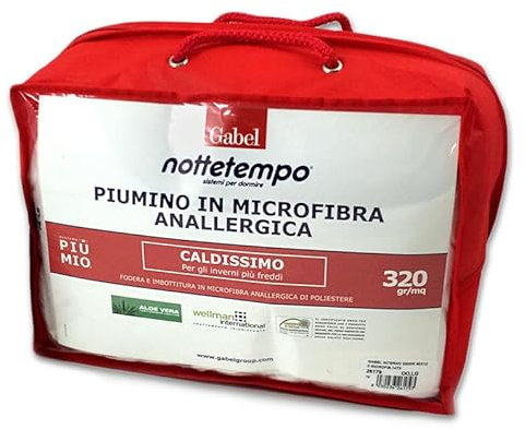 Gabel CALDISSIMO Piumino in Fibra Anallergica Lettino con Sponde