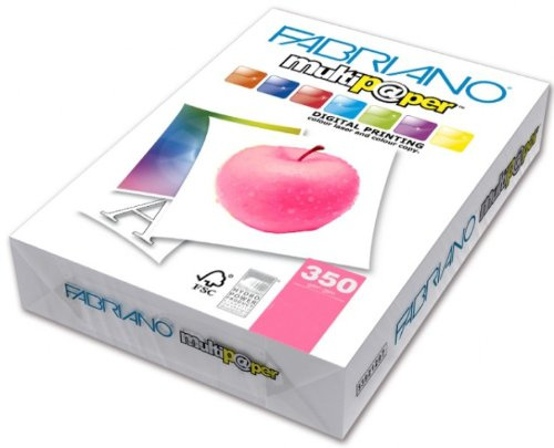 Creative World of Crafts - Risma di Carta da 350 g/mq, Formato A3, Adatta a Diversi Usi, Colore Bianco