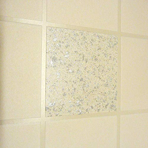 Holden Decor Tiling On A Roll Granite Textured Vinyl - Silver - 89131