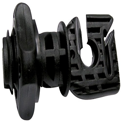 horizont Isolator Weidezaun combi ip-15, Ersatz-/ Zusatzisolator schwarz, 50 Stück, Band bis 13 mm, Litze bis 4 mm, Seil bis 6 mm, freilaufend, Streckenisolator