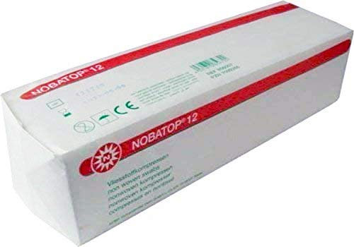 Nobatop 12 Vliesstoffkompressen 6-fach 1000 Stück (5 x 200) 7,5 cm x 7,5 cm