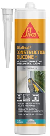 Everbuild Everflex 335 Premium Construction Silicone Sealant – Low modulus Sealant – Quick Curing – Anti-Mould – Translucent – 295ml | Low Modulus Sealant – Quick Curing Previously Known As Everbuild Everflex 335