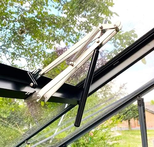 Speedwellstar Heavy-Duty Auto Greenhouse Window Vent Opener - Twin Double Springs Lifts Up to 15kg – Solar Heat Sensitive Automatic Kit