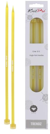 Stickad Pro 30 cm x 6 mm enkelspetsiga synålar, flerfärgad