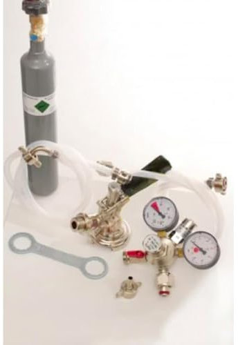 Zubehörpaket 1 mit Köpi Fitting, 10mm Bierschlauch und 0,5 kg CO2 Flasche