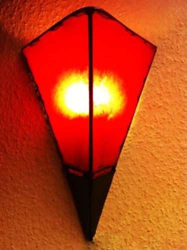 Marrakesch Orient & Mediterran Interior Lampada da parete marocchina Marwa Rosso